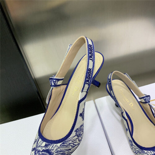 High Quality Luxury Dior High Heel Bowknot Color Matching Womens Shoes product detail