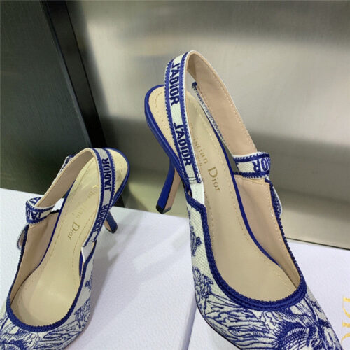 High Quality Luxury Dior High Heel Bowknot Color Matching Womens Shoes – Style 40582 product detail