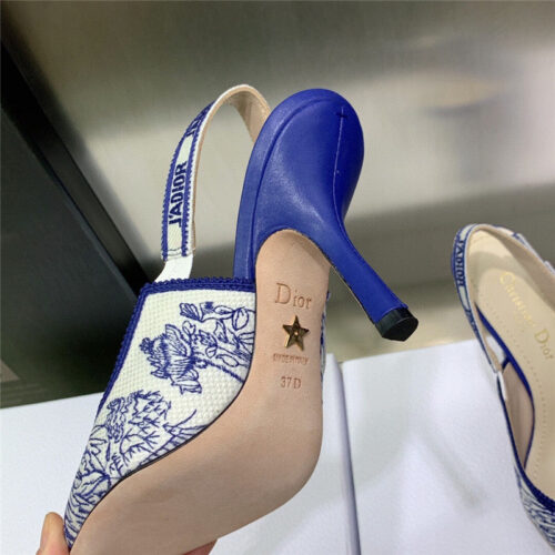 High Quality Luxury Dior High Heel Bowknot Color Matching Womens Shoes – Style 40582 product detail