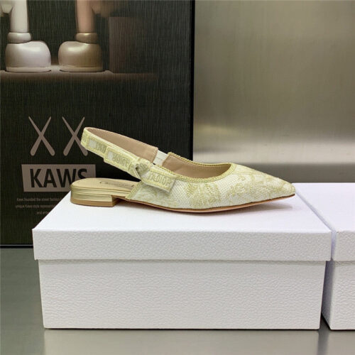 High Quality Luxury Dior Bowknot Color Matching Womens Shoes product detail