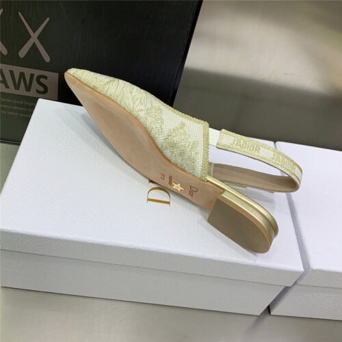 High Quality Luxury Dior Bowknot Color Matching Womens Shoes product detail