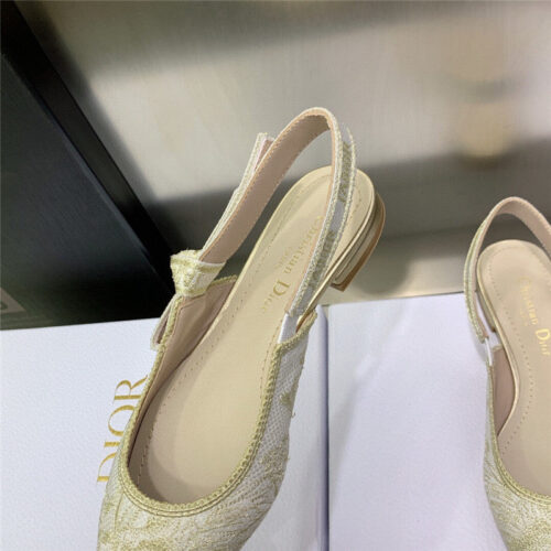 High Quality Luxury Dior Bowknot Color Matching Womens Shoes product detail