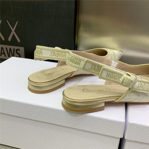 High Quality Luxury Dior Bowknot Color Matching Womens Shoes product detail