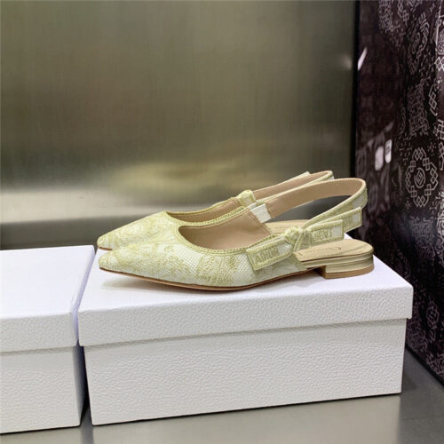 High Quality Luxury Dior Bowknot Color Matching Womens Shoes product detail