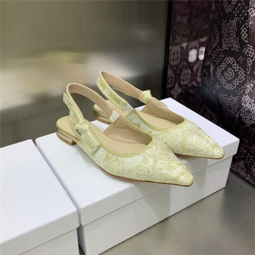 High Quality Luxury Dior Bowknot Color Matching Womens Shoes alternate view