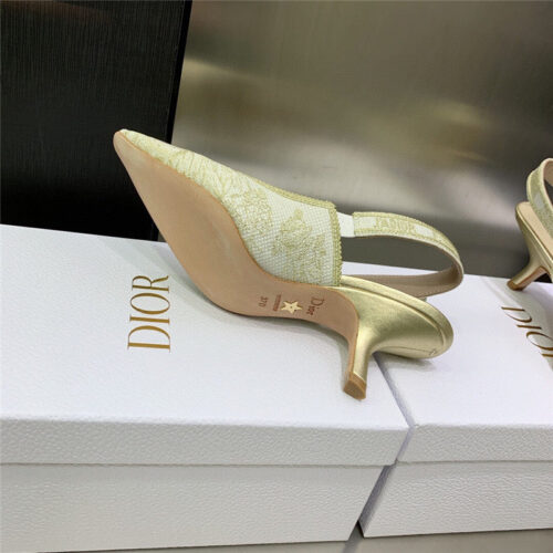 High Quality Luxury Dior High Heel Bowknot Color Matching Womens Shoes – Style 26470 product detail