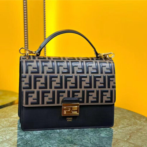 High Quality Luxury Fendi Kan I FF Shoulder Bag – Style 32488
