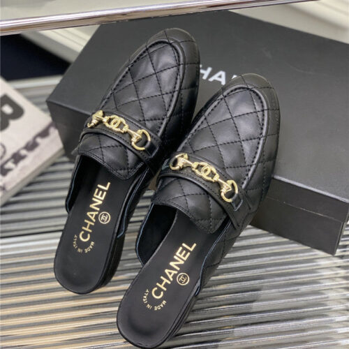 High Quality Luxury Chanel Diamond Chain Sandals And Slippers