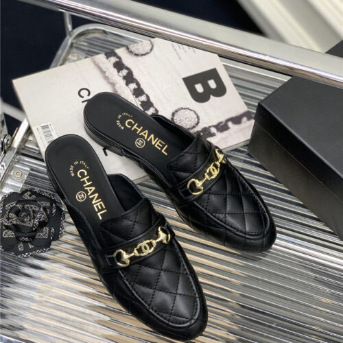 High Quality Luxury Chanel Diamond Chain Sandals And Slippers product detail