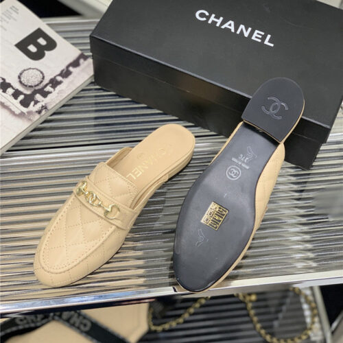 High Quality Luxury Chanel Diamond Chain Sandals And Slippers – Style 92102 product detail