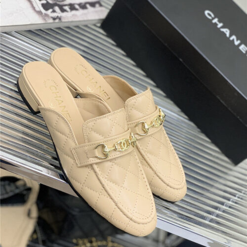 High Quality Luxury Chanel Diamond Chain Sandals And Slippers – Style 92102 product detail
