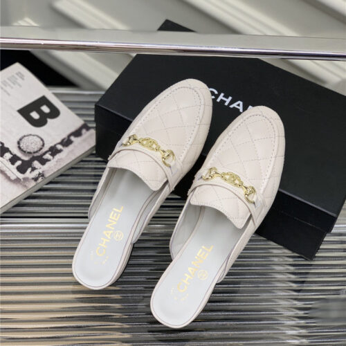 High Quality Luxury Chanel Diamond Chain Sandals And Slippers – Style 23174