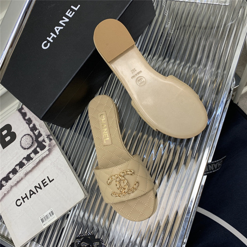 High Quality Luxury Chanel All Match Sandals Slippers product detail