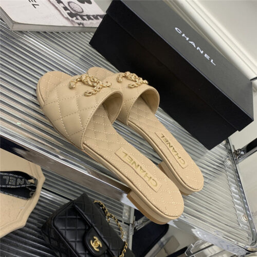 High Quality Luxury Chanel All Match Sandals Slippers product detail