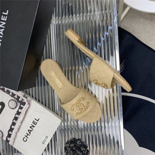 High Quality Luxury Chanel All Match Sandals Slippers product detail