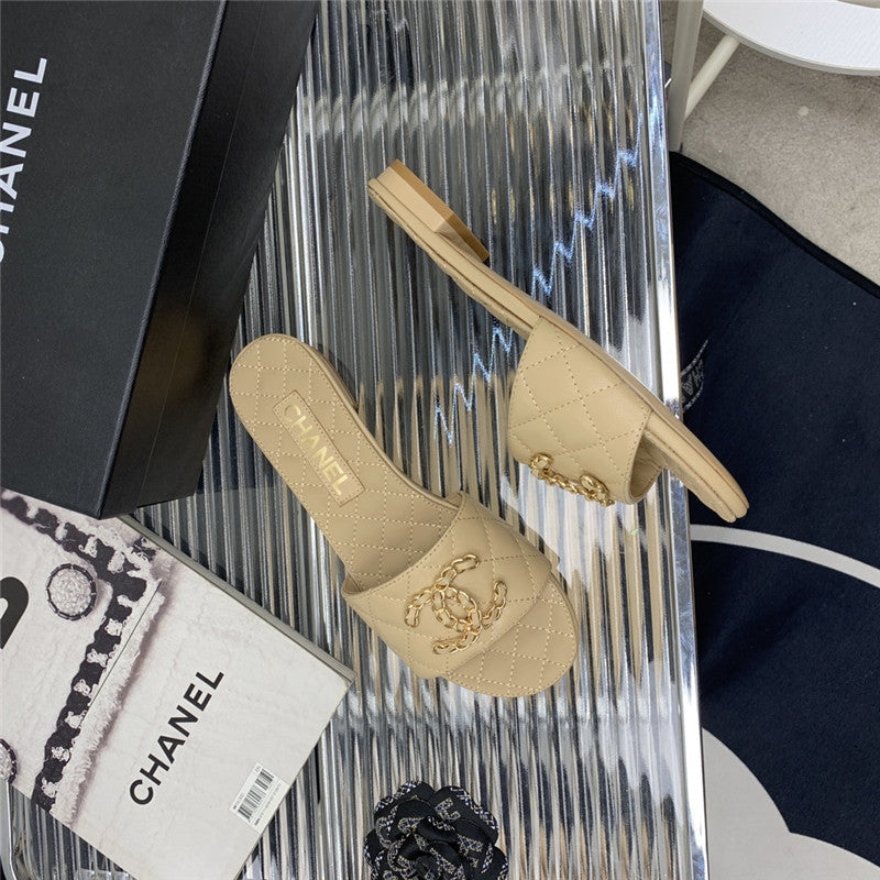 High Quality Luxury Chanel All Match Sandals Slippers product detail