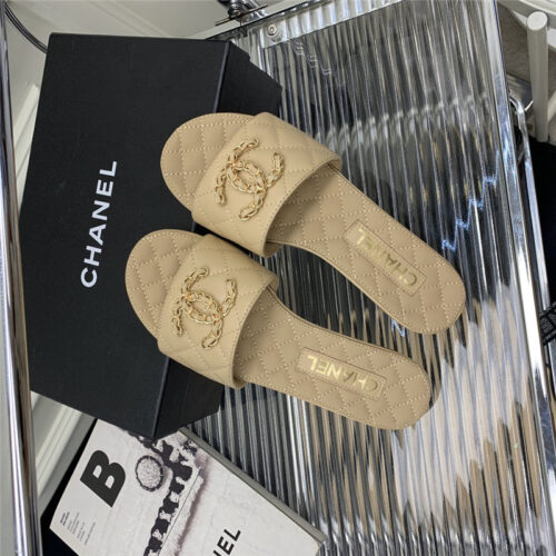 High Quality Luxury Chanel All Match Sandals Slippers