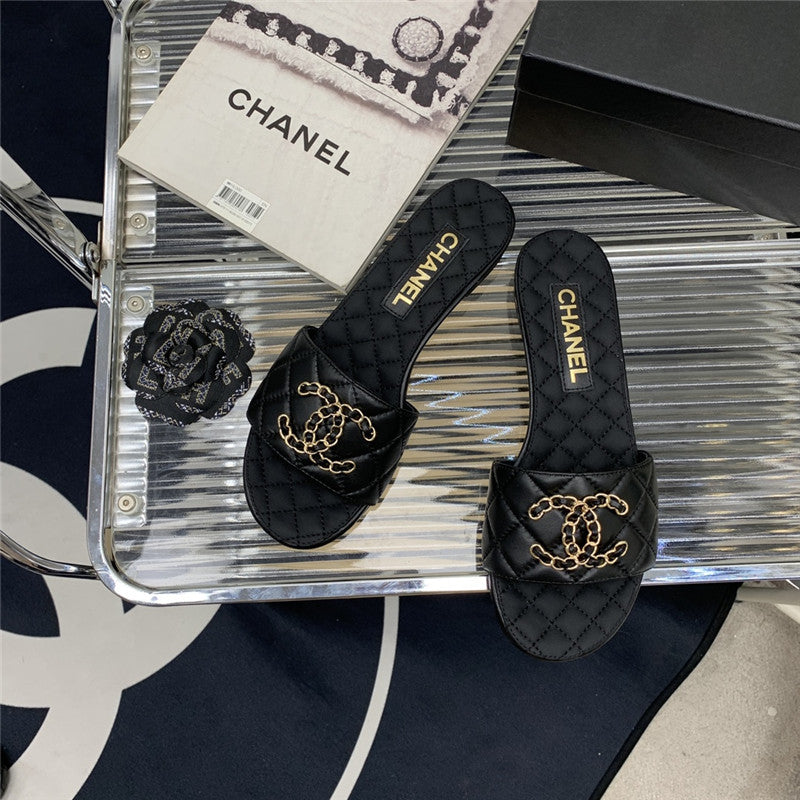 High Quality Luxury Chanel All Match Sandals Slippers – Style 75206 product detail