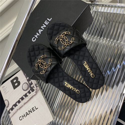 High Quality Luxury Chanel All Match Sandals Slippers – Style 75206