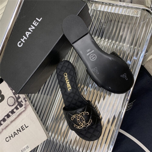 High Quality Luxury Chanel All Match Sandals Slippers – Style 75206 alternate view