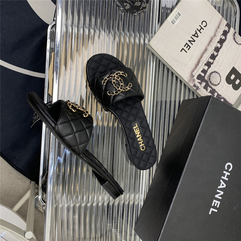 High Quality Luxury Chanel All Match Sandals Slippers – Style 75206 product detail