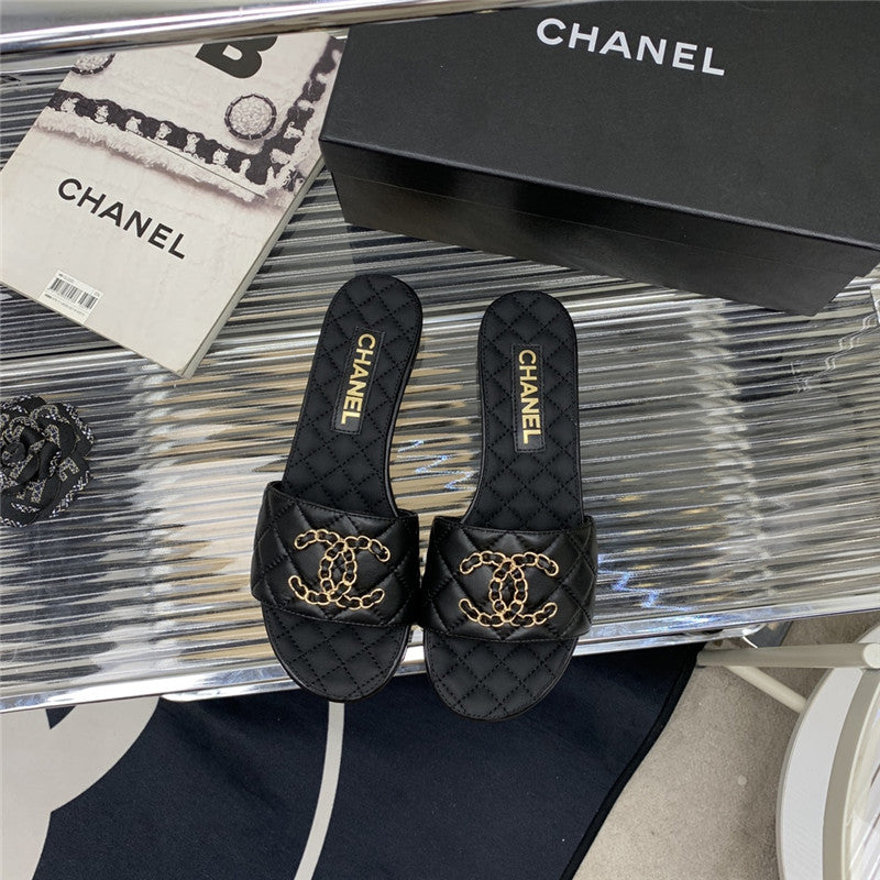 High Quality Luxury Chanel All Match Sandals Slippers – Style 75206 product detail