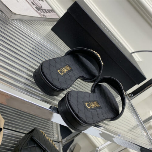 High Quality Luxury Chanel All Match Sandals Slippers – Style 75206 product detail