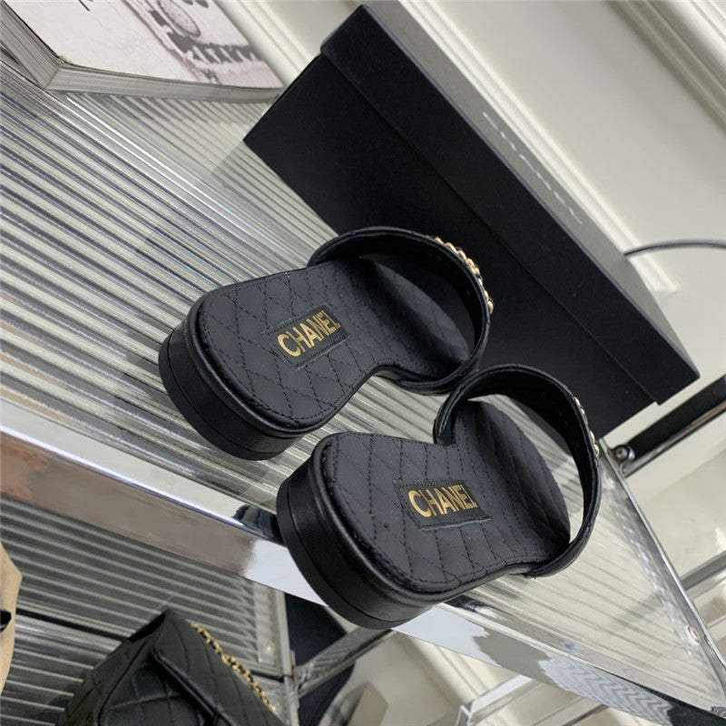 High Quality Luxury Chanel All Match Sandals Slippers – Style 75206 product detail