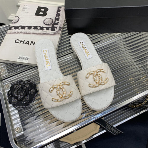 High Quality Luxury Chanel All Match Sandals Slippers – Style 37350 product detail