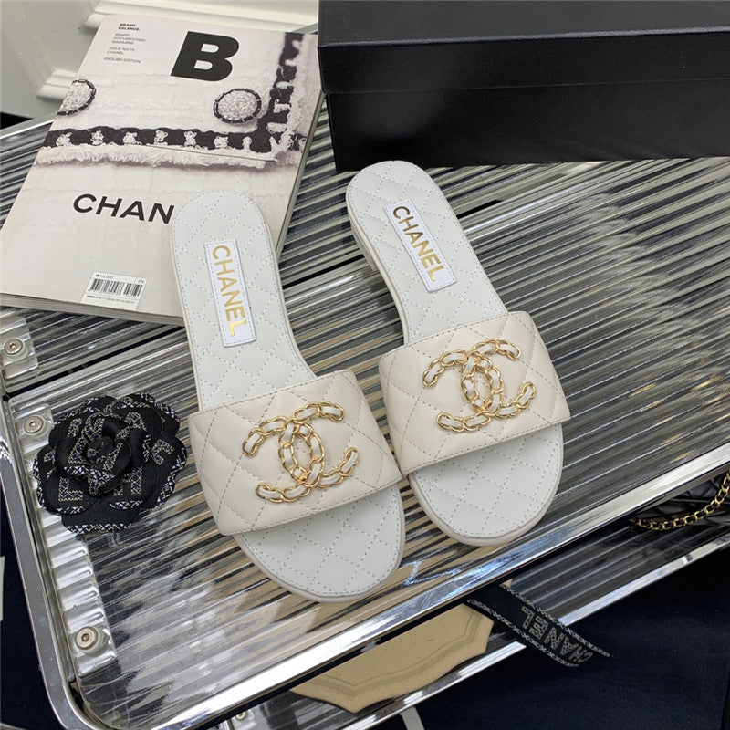 High Quality Luxury Chanel All Match Sandals Slippers – Style 37350 product detail