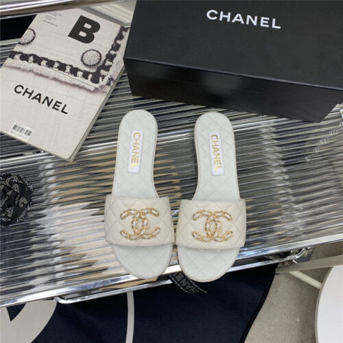 High Quality Luxury Chanel All Match Sandals Slippers – Style 37350 product detail
