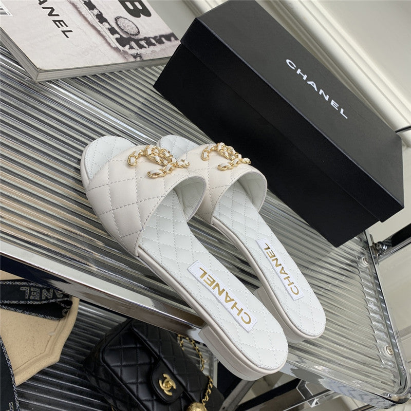 High Quality Luxury Chanel All Match Sandals Slippers – Style 37350 product detail