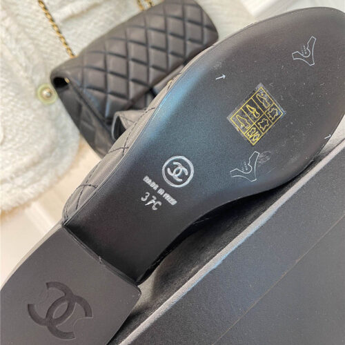 High Quality Luxury Chanel Rhombic Horsebit Loafer Slippers product detail