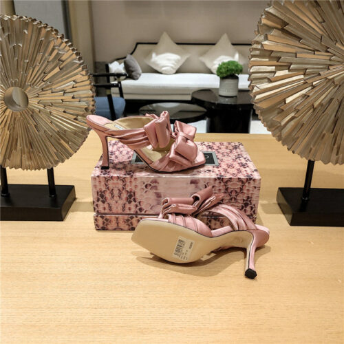 High Quality Luxury Jimmy Choo Bow Crinkle Sandals product detail