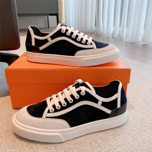 High Quality Luxury Hermes British Retro Casual Shoes alternate view