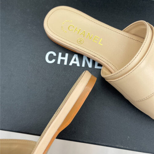 High Quality Luxury Chanel Cc Pearl Rhinestone Buckle Slippers – Style 15270 product detail