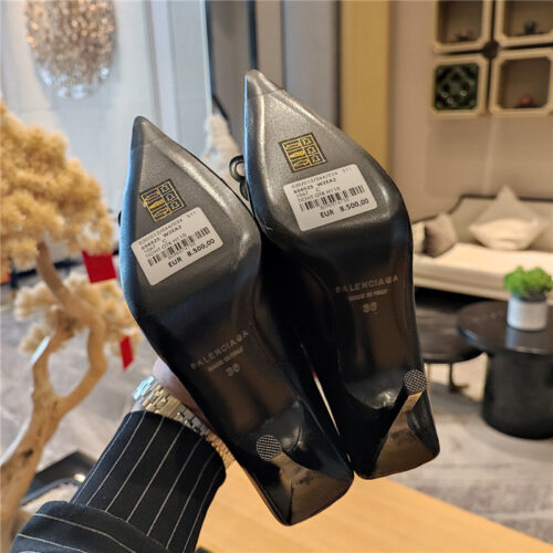 High Quality Luxury Balenciaga Metal Buckle Spring Summer Slippers – Style 70499 product detail