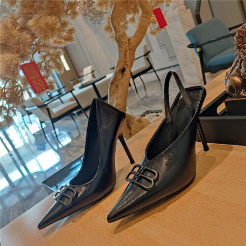 High Quality Luxury Balenciaga Metal Buckle Spring Summer Slippers – Style 70499 product detail