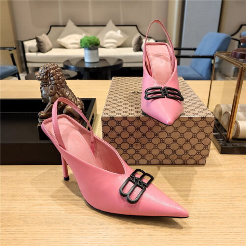 High Quality Luxury Balenciaga Metal Buckle Spring Summer Slippers – Style 06659 product detail