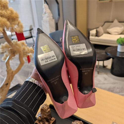 High Quality Luxury Balenciaga Metal Buckle Spring Summer Slippers – Style 06659 product detail