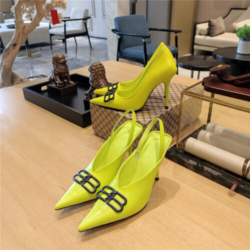 High Quality Luxury Balenciaga Metal Buckle Spring Summer Slippers – Style 41123