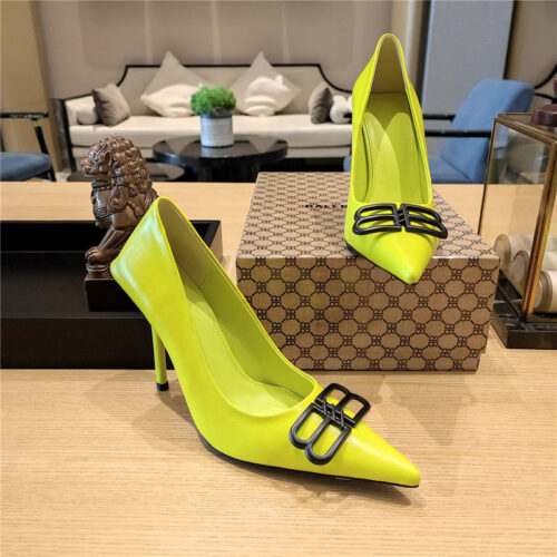 High Quality Luxury Balenciaga Metal Buckle Spring Summer Slippers – Style 41123 alternate view