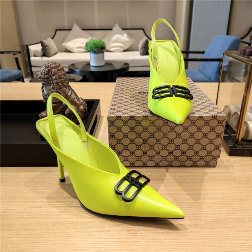 High Quality Luxury Balenciaga Metal Buckle Spring Summer Slippers – Style 41123 product detail
