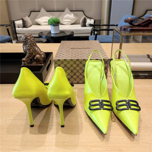 High Quality Luxury Balenciaga Metal Buckle Spring Summer Slippers – Style 41123 product detail