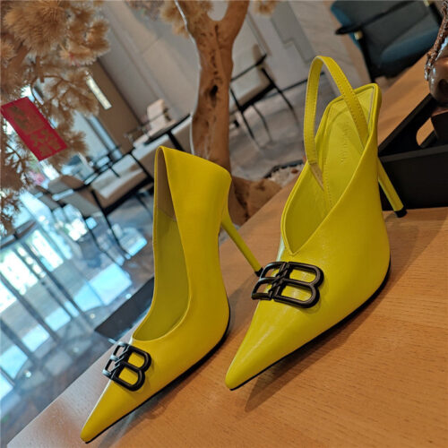 High Quality Luxury Balenciaga Metal Buckle Spring Summer Slippers – Style 41123 product detail