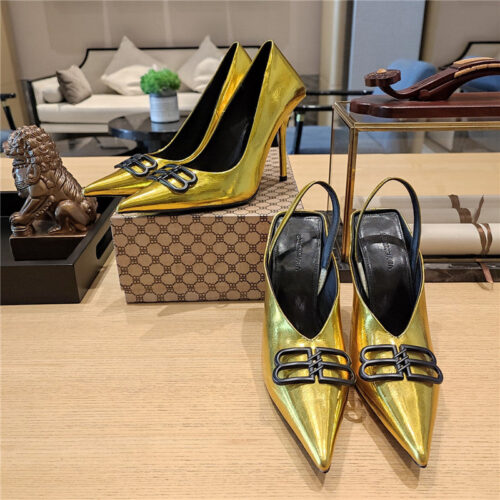 High Quality Luxury Balenciaga Metal Buckle Spring Summer Slippers – Style 75587 product detail