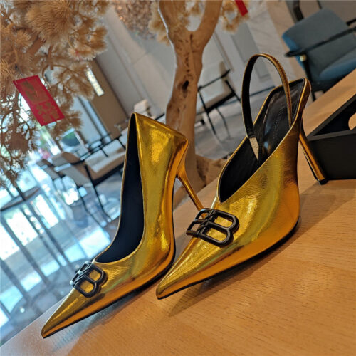 High Quality Luxury Balenciaga Metal Buckle Spring Summer Slippers – Style 75587 product detail