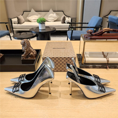 High Quality Luxury Balenciaga Metal Buckle Spring Summer Slippers – Style 77283 product detail