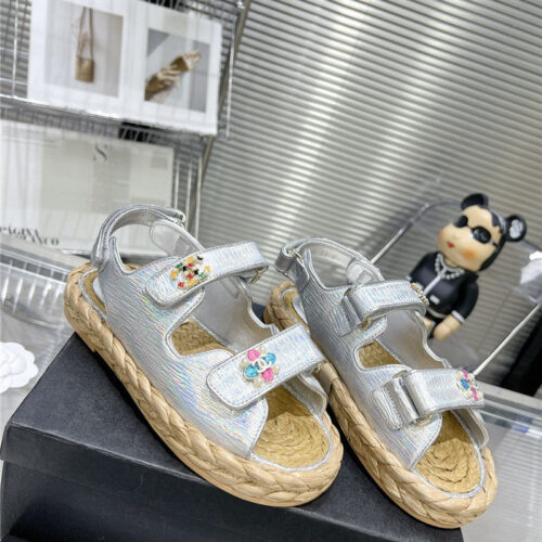 High Quality Luxury Chanel Classic Beach Velcro Sandals – Style 79462 product detail