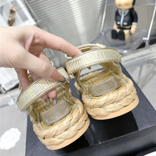 High Quality Luxury Chanel Classic Beach Velcro Sandals – Style 82854 product detail